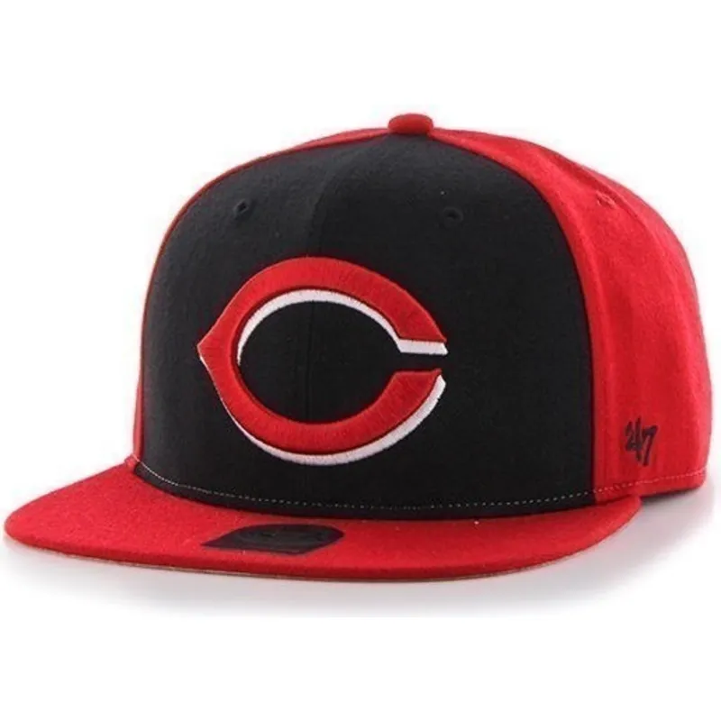 plana-snapback-lisa-lateral-cincinnati-reds-mlb-47-brand