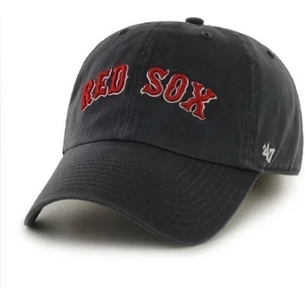 Καπέλο 47 Μάρκας με Καμπύλη Ακμή, Μεγάλο Όνομα στο Μπροστινό Μέρος MLB Boston Red Sox σε Ναυτικό Μπλε Χρώμα